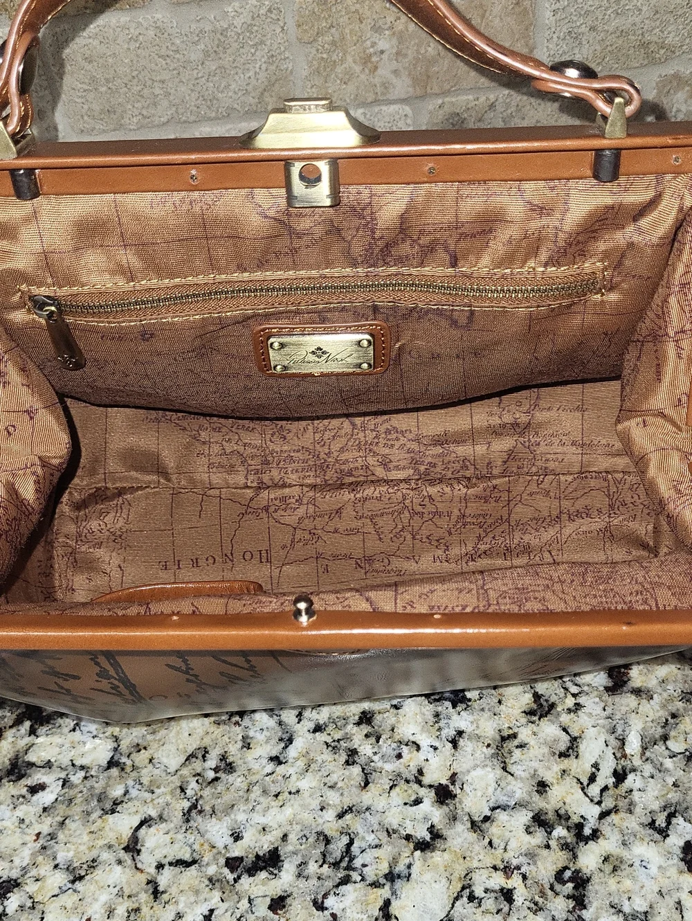 Patricia Nash Brianza Discovery Postcard Frame Satchel